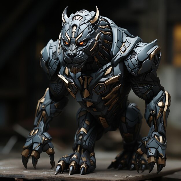 3d robot panther