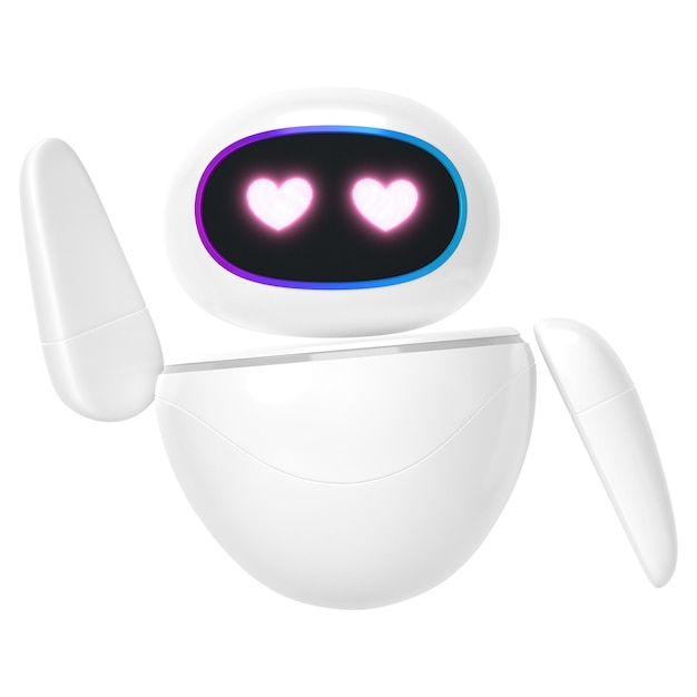3D 로 png hearteyes 투명한 배경