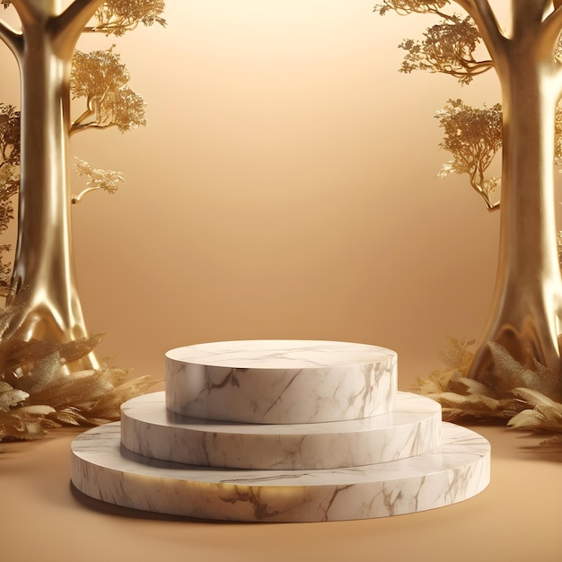 3D Royal Podium