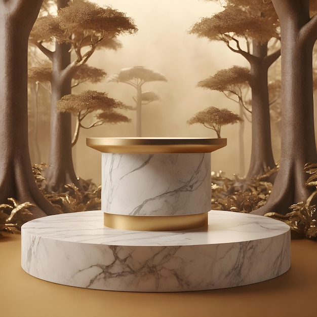 3D Royal Podium