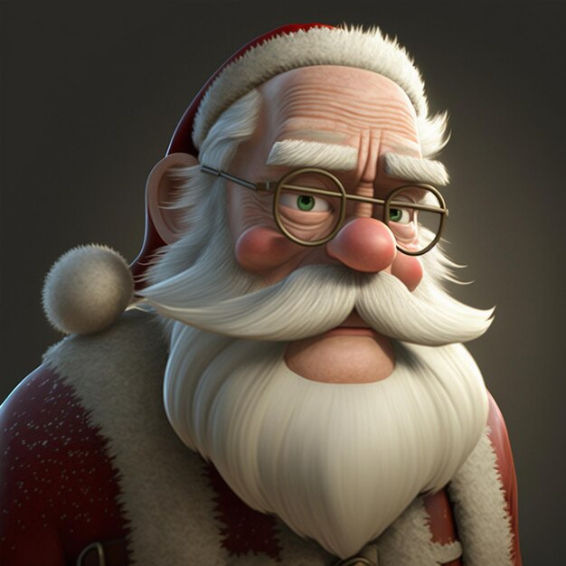 3D santa claus