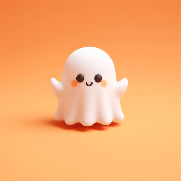 3D schattig Halloween spook