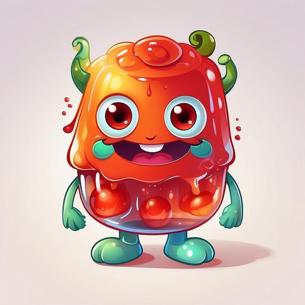 3D schattig paprika personage