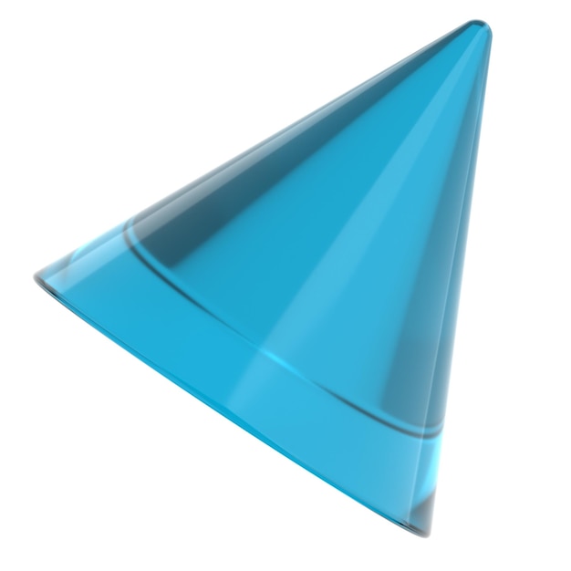 Photo 3d shape cone