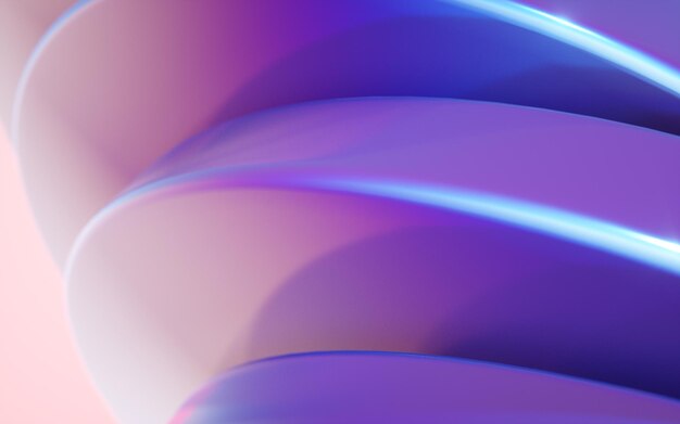 Photo 3d shape iridescent abstract background