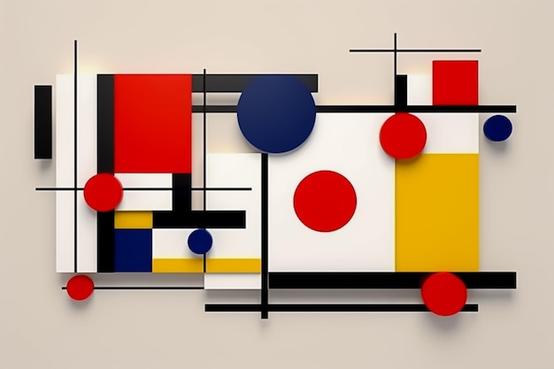Ai が生成した色とりどりの立方体の抽象的な背景の 3 d 形状