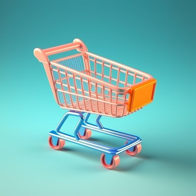 3d shopping cart