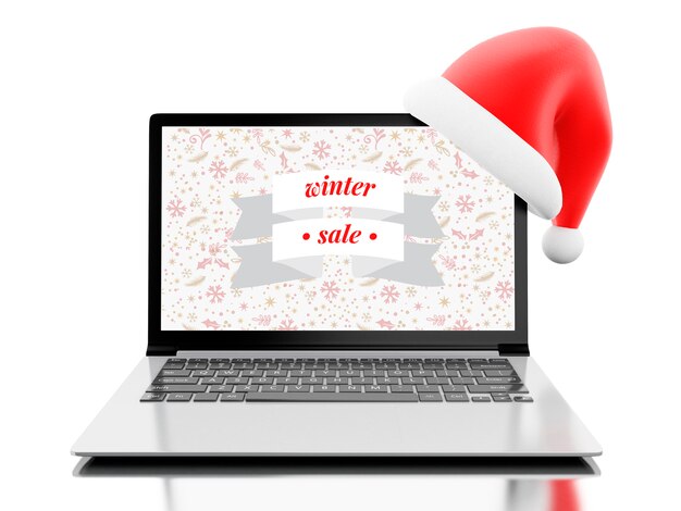 3d Shopping online for christmas