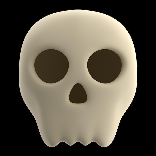 Photo 3d skeleton head