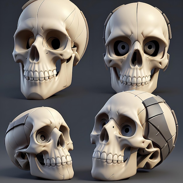 3D skull