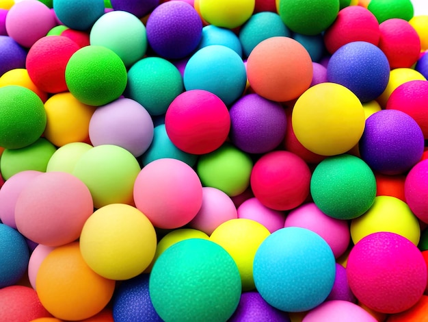 3d small ball colorful confetti