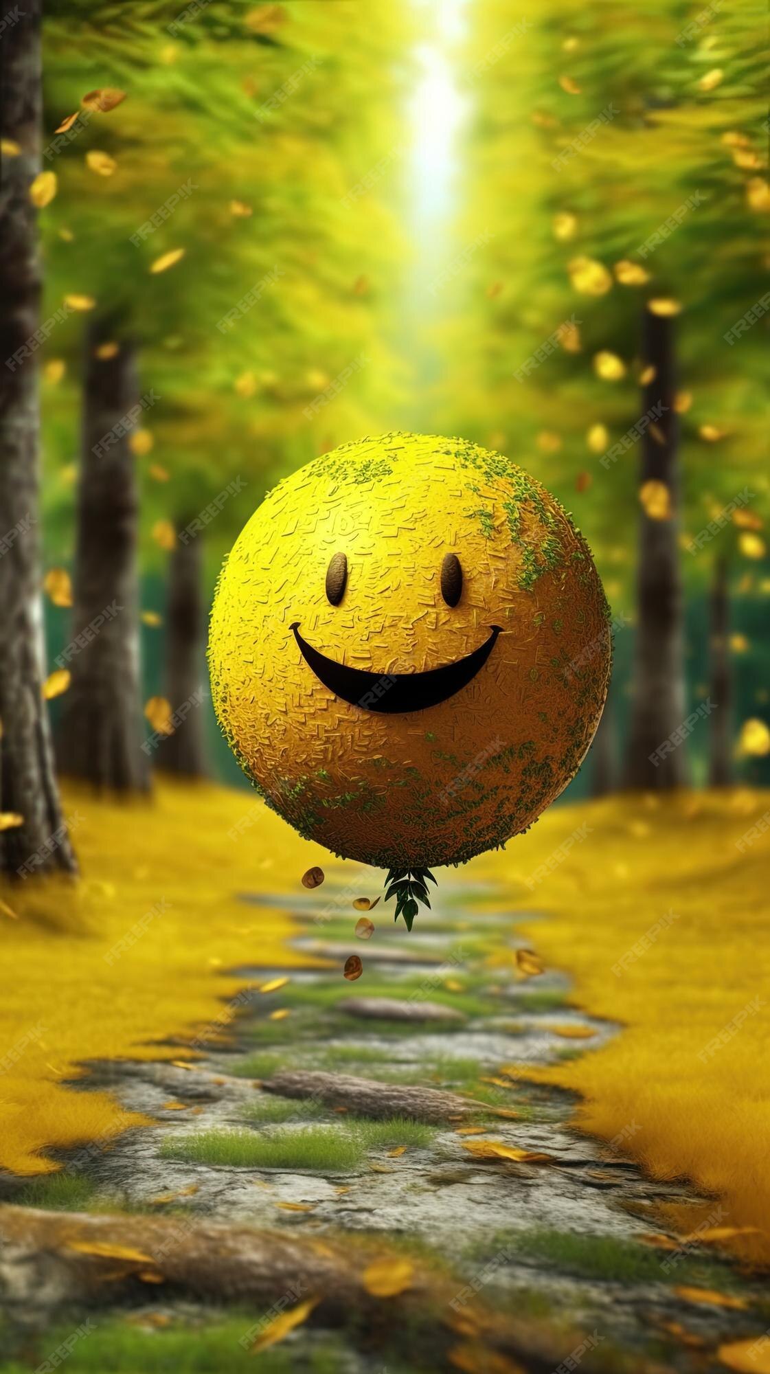 Premium Photo | 3d Smiley Emoji illustration wallpaper background
