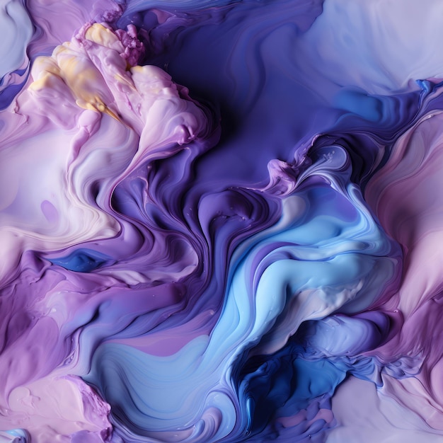 3d smokey wavy blue and purple abstract background