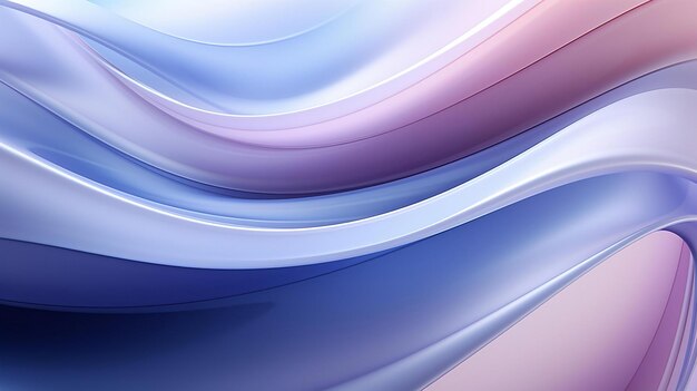 3d smooth abstract shape gentle curves