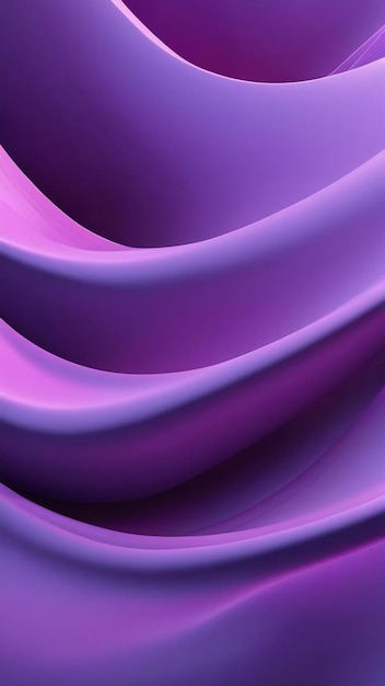 3d smooth elegant render of wavy fliud surface bright light blue and purple colors