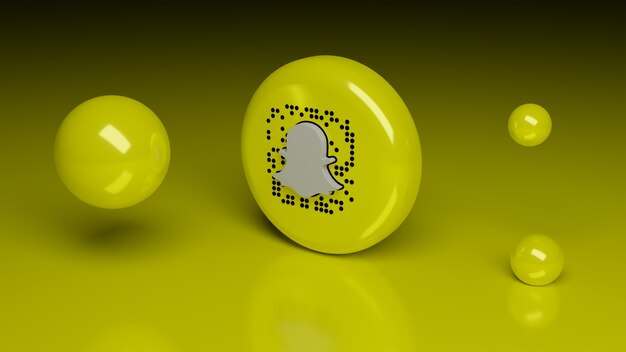 3DSnapchatアイコンの無料ダウンロード