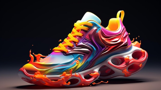 3D Sneakers By Alberto Seveso advanced color scheme