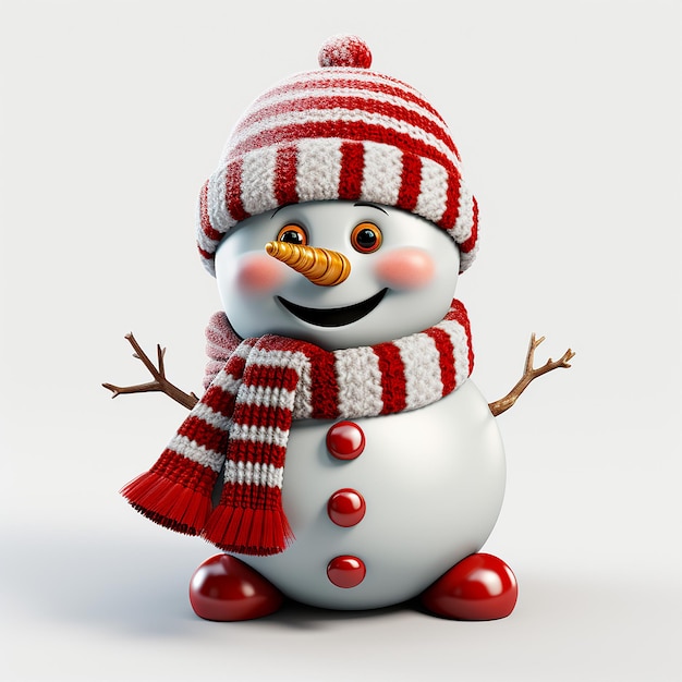 3D snowman Christmas style