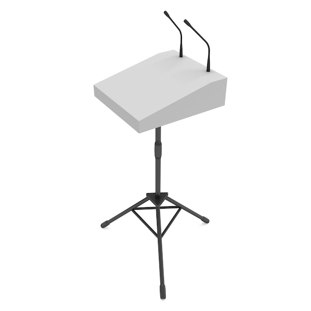 3d Speaker Podium on Tripod