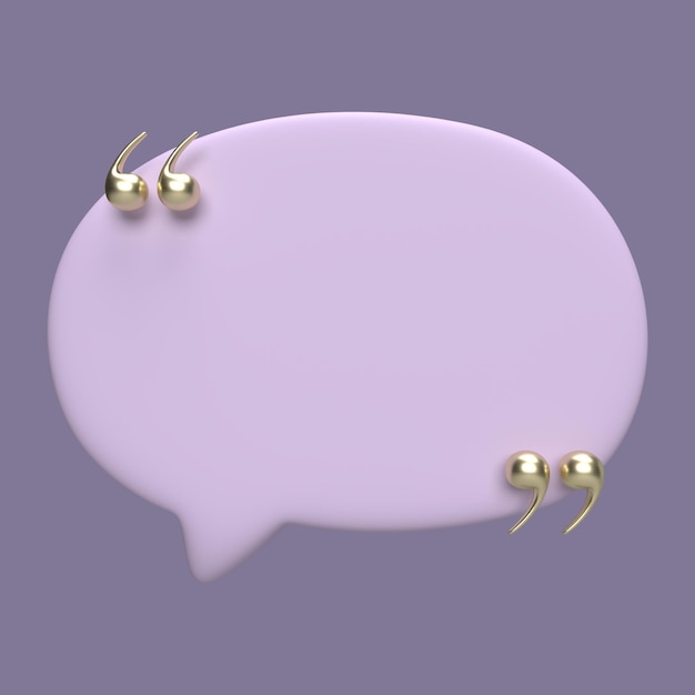 Photo 3d speech bubble chat message render speak icon talk