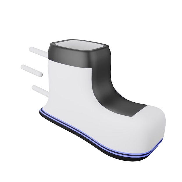 3D Speed Shoe Isolated Icon Illustration Render