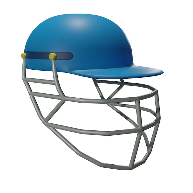 3d sports helmet, cricket helmet, football helmet, 3d illustration