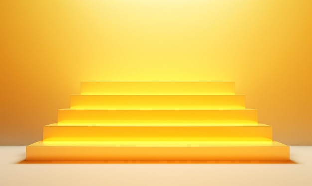 3d stairs to the top of the stage