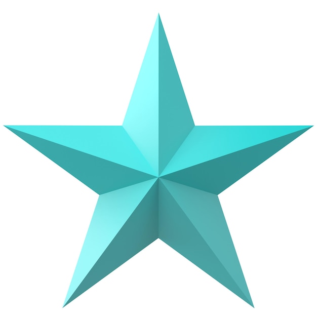 3D star 3D illustration