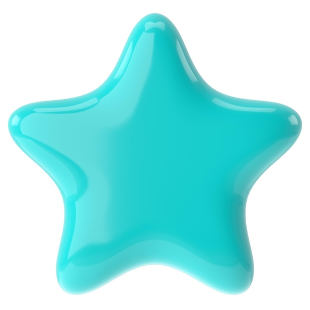 3D star 3D illustration