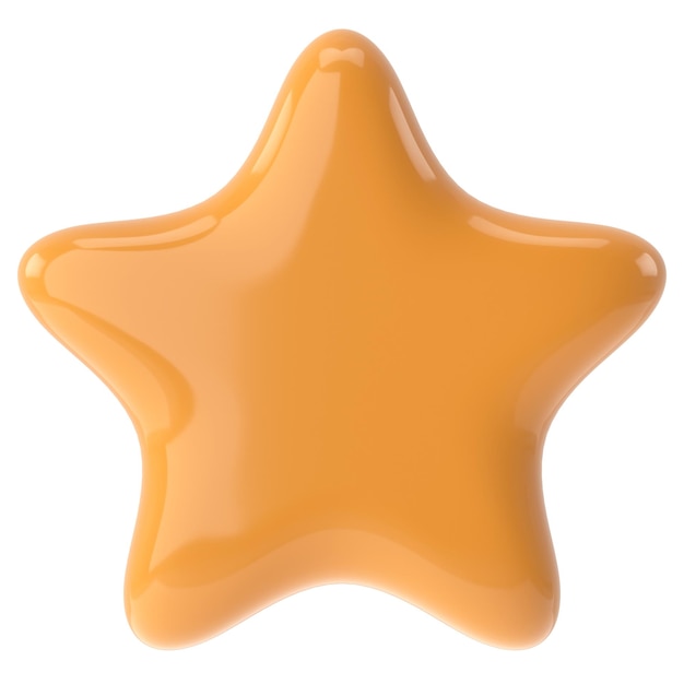 3D star 3D illustration