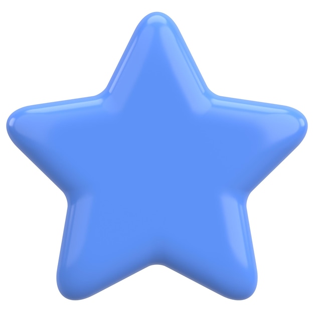 3D Star Star Shape 3D illustration