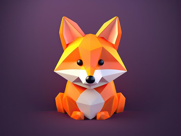 3D model Among Us Purple Werewolf VR / AR / low-poly