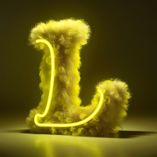 3d style letter word design groovy letter