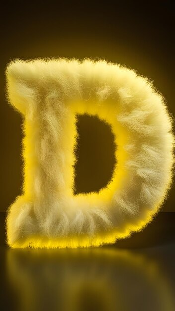 3d style letter word design groovy letter