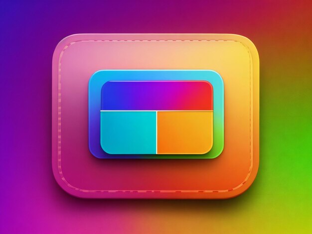 3d style wallet app icon isolated on colorful background ai generated