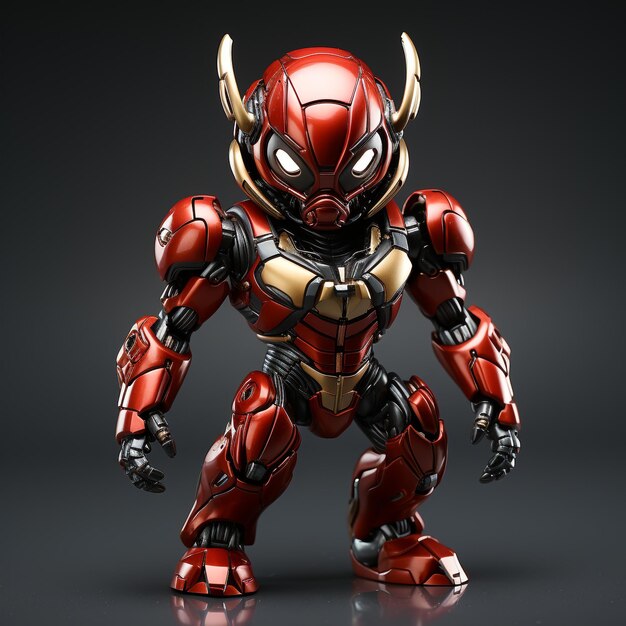 Photo 3d super hero ant