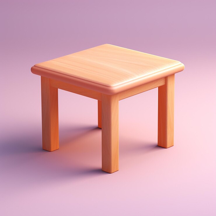 Photo 3d table icon logo office infographic background top view