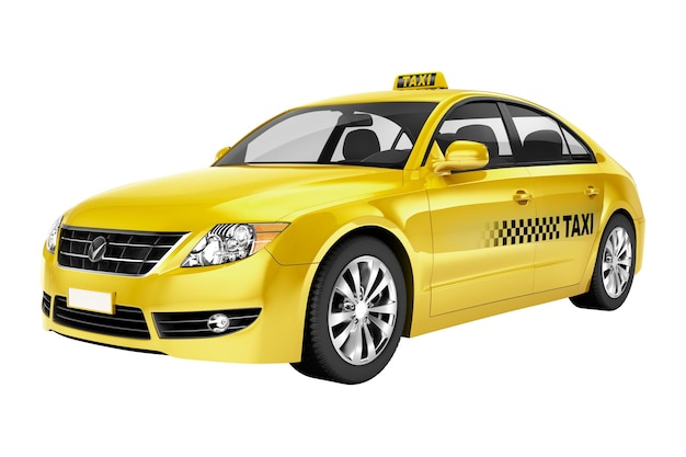 3D-такси png clipart желтое автомобильное транспортное средство на прозрачном фоне