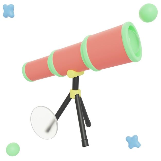 3D Telescope Illustration