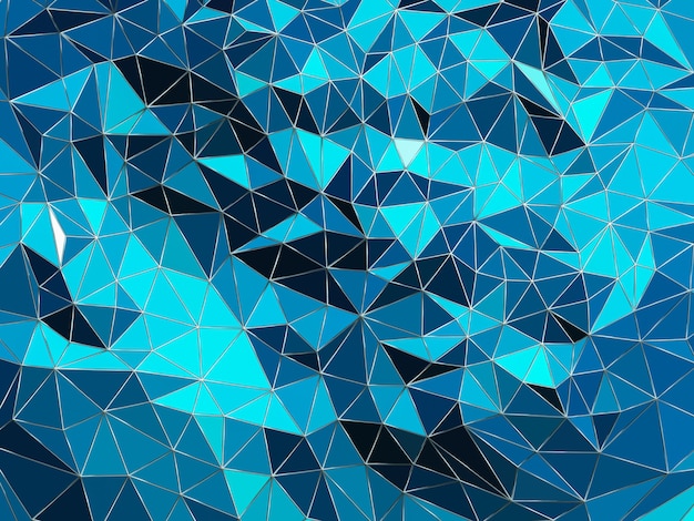 3D teruggegeven abstract driehoeksraster
