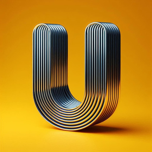 Foto 3d-typografie van de letters a tot z