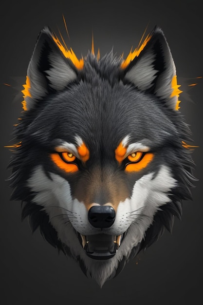 3D UltraRealistic Wolf Icon