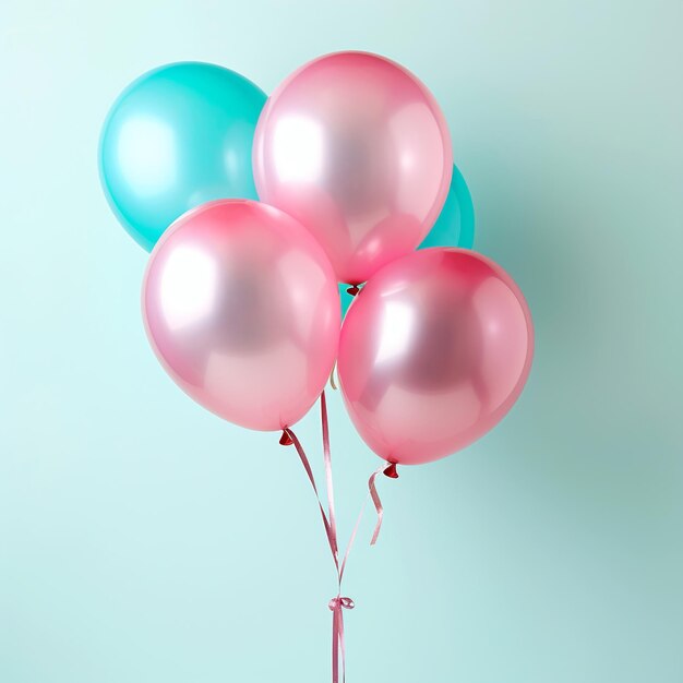 3D verjaardagsballon in de muur