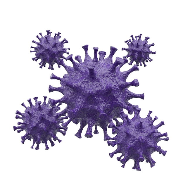 3D virus Corona Virus Disease 3D element