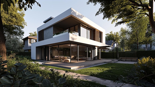 3d visualization of the house luxury 3d rendering