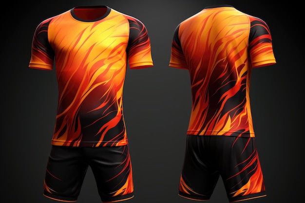 3D voetbal uniform ontwerp