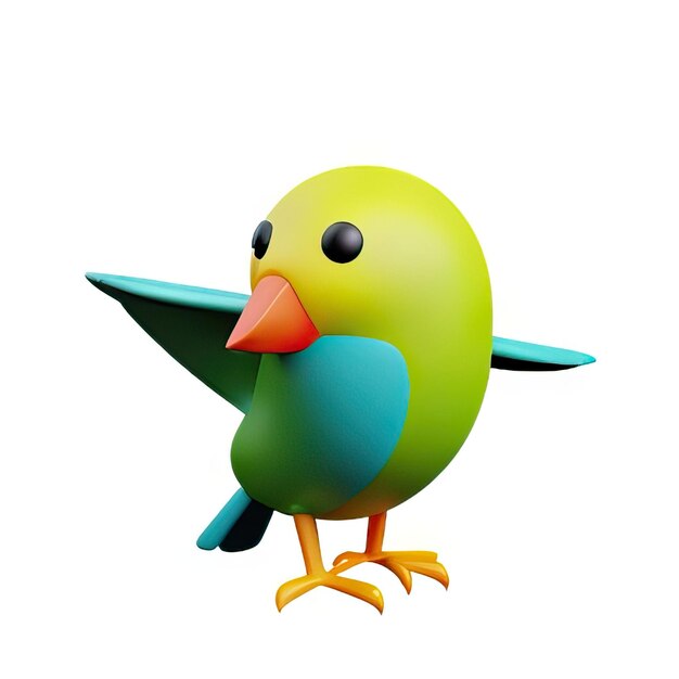 3D-vogelfoto