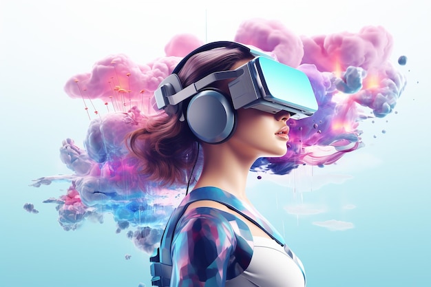 3D VR-headsets voor educatieve inhoud en entertainment