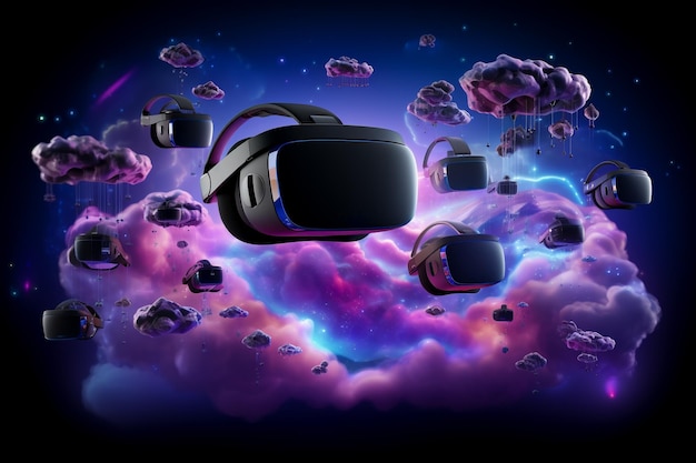 3D VR Virtual Reality Headset Glasses for Educational Content and Entertainment