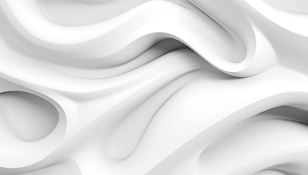 3D wall curve background Generative ai